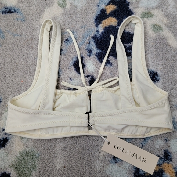 Galamaar Chemise Bra In Crema size S NWT - Picture 5 of 6